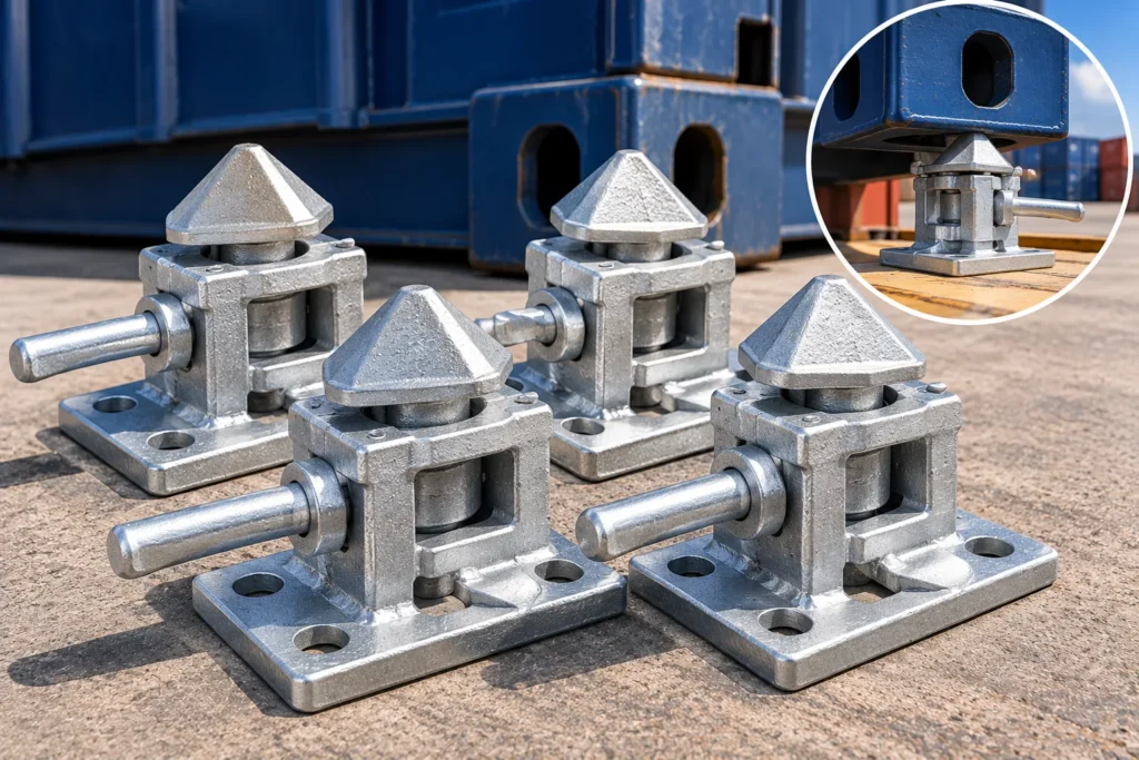 Container Twist Locks (Set of 4)