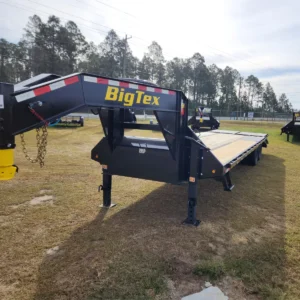 Big Tex 30′ Gooseneck Trailer 12 Ton 22GN-25+5MR, front three-quarter view