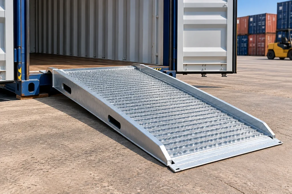 Shipping Container Ramp